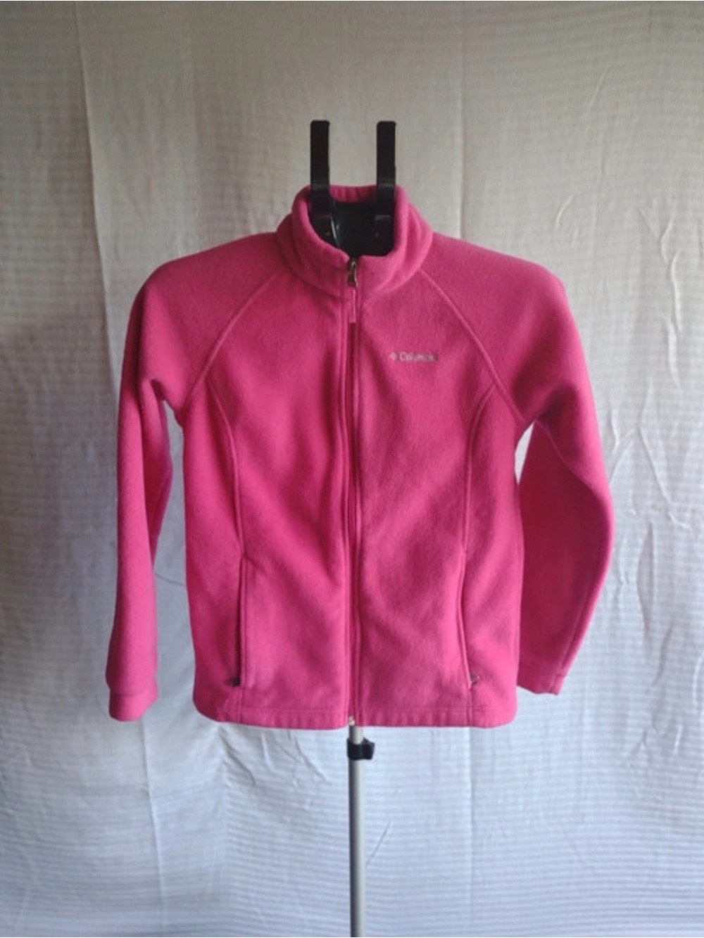 Columbia Pink Full-Zip Fleece Jacket